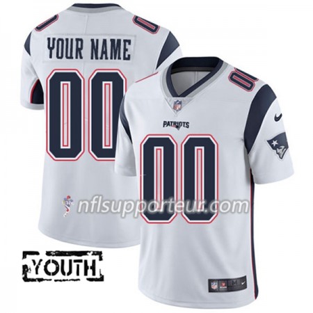 Maillot Enfant New England Patriots Personnalisé Blanc